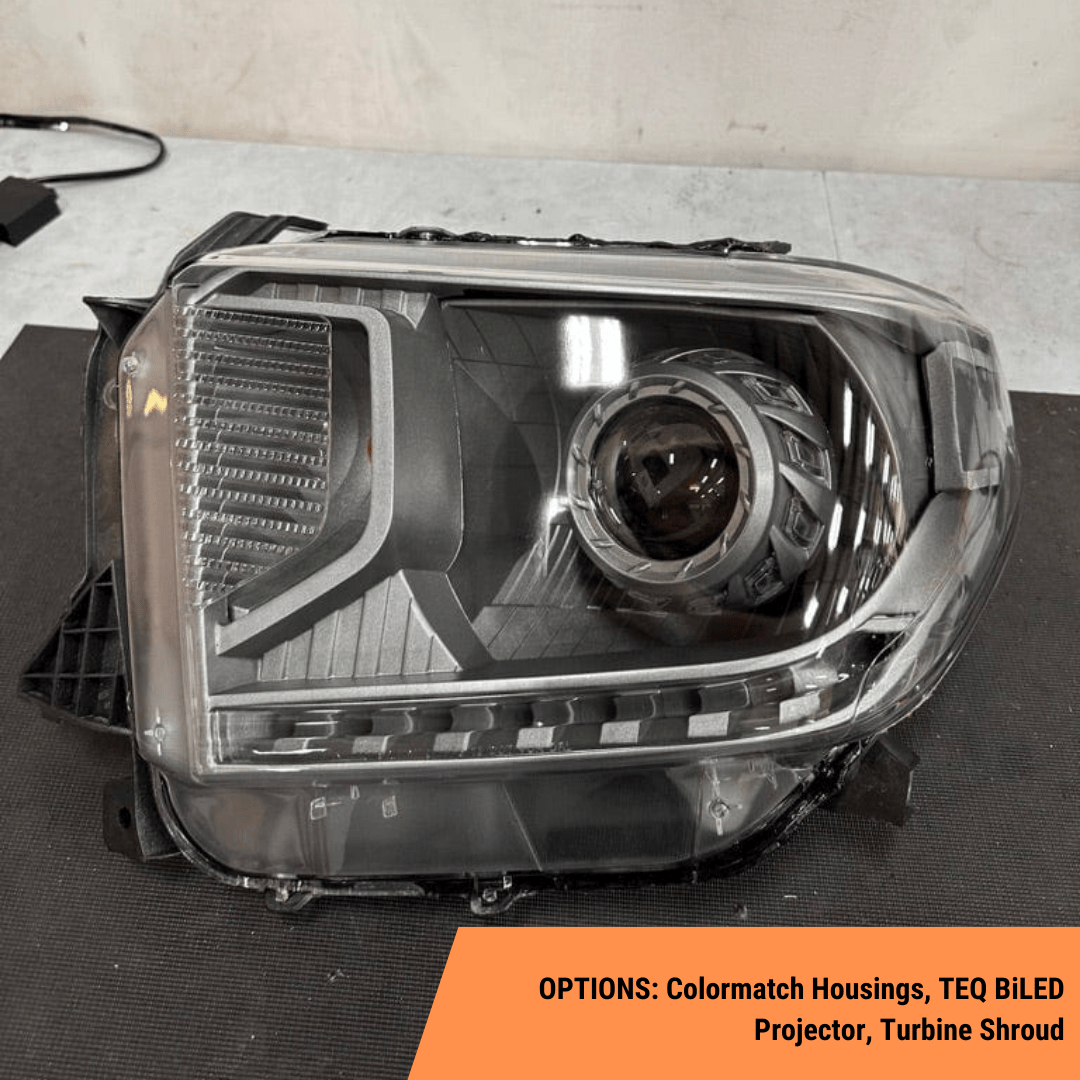 TEQ Customs LLC Headlights Custom Retrofit Headlights / 2014-2021 Tundra
