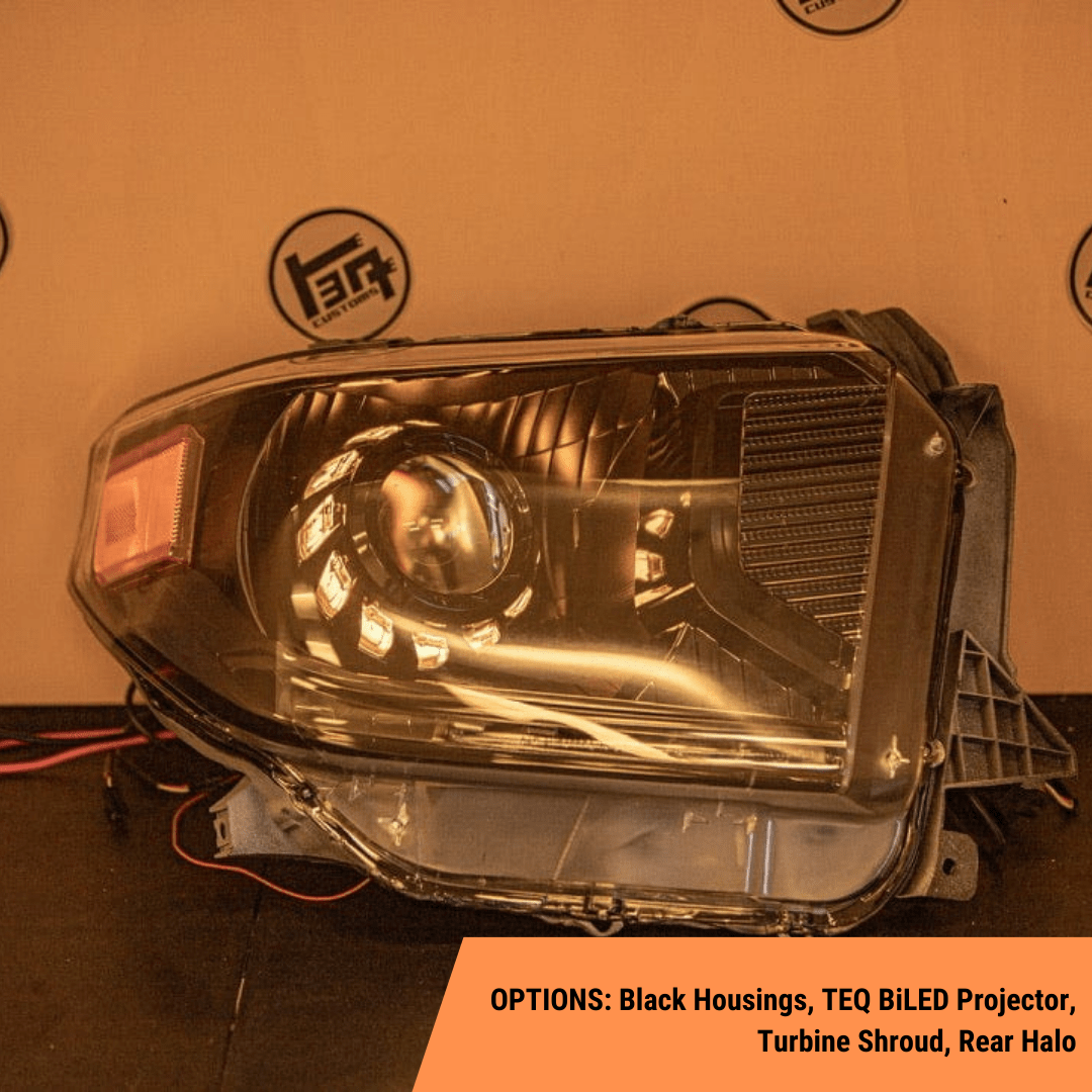 TEQ Customs LLC Headlights Custom Retrofit Headlights / 2014-2021 Tundra