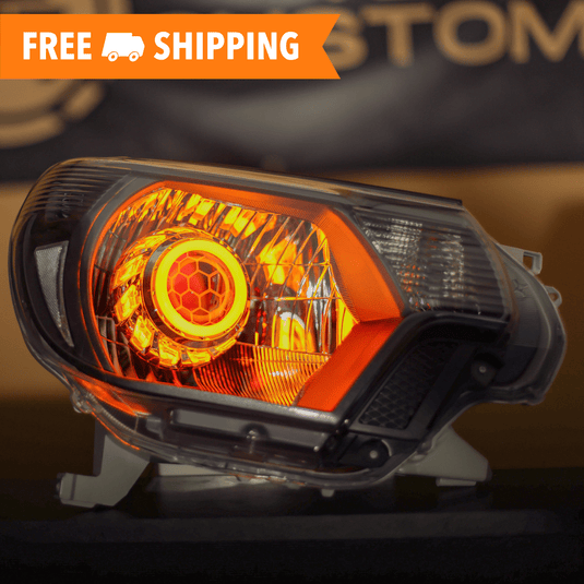 TEQ Customs LLC Headlights Custom Retrofit Headlights / 2nd Gen Tacoma / 12-15