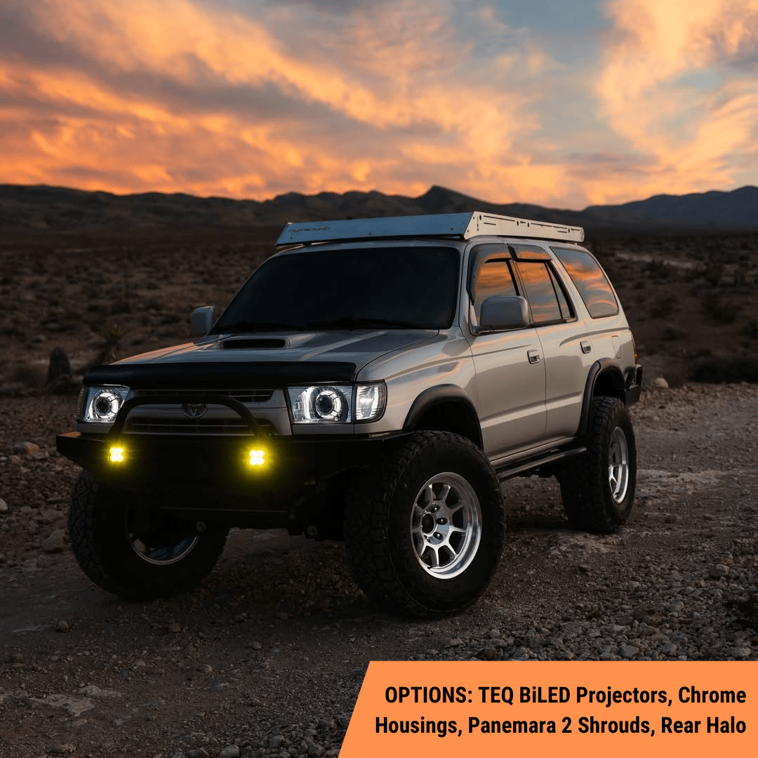 TEQ Customs LLC Headlights Custom Retrofit Headlights / 3rd Gen 4Runner / 96-02