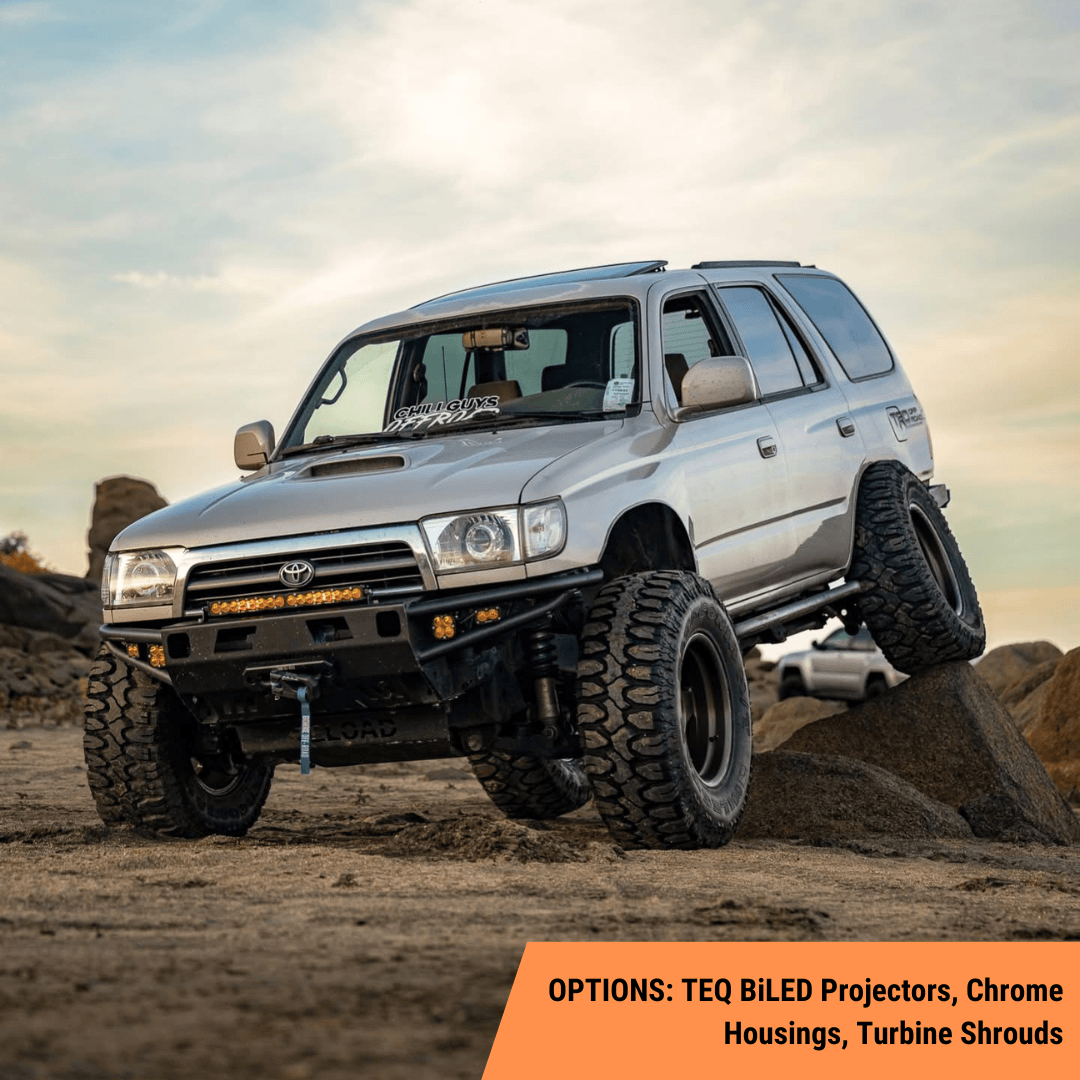 TEQ Customs LLC Headlights Custom Retrofit Headlights / 3rd Gen 4Runner / 96-02