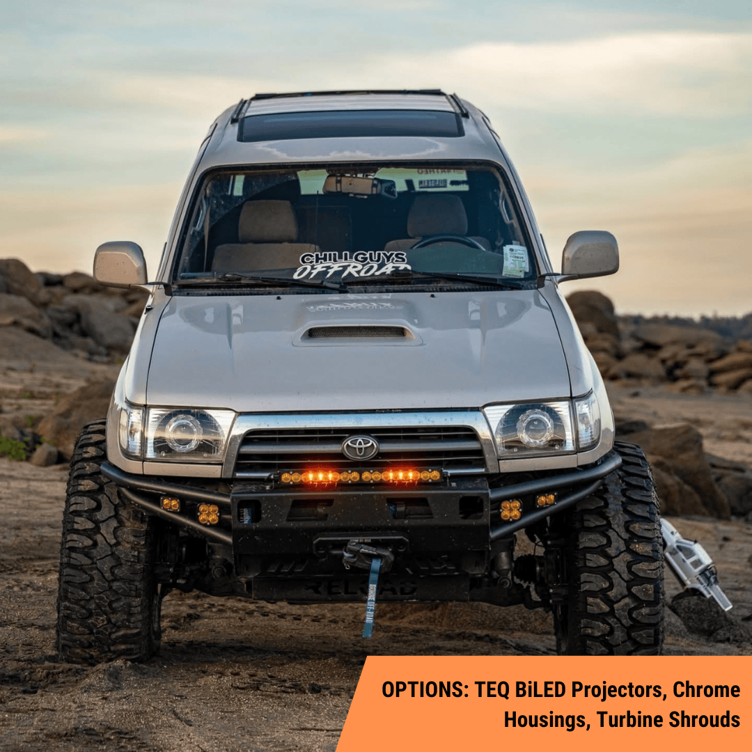 TEQ Customs LLC Headlights Custom Retrofit Headlights / 3rd Gen 4Runner / 96-02