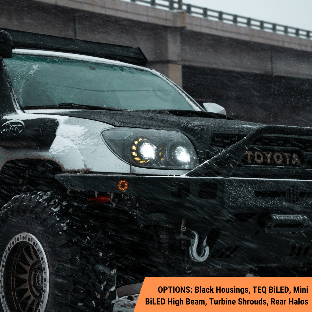 TEQ Customs LLC Headlights Custom Retrofit Headlights / 4th Gen 4Runner / 03-05