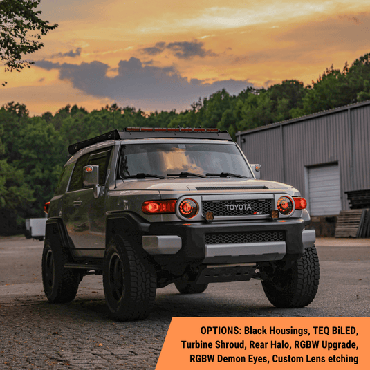 TEQ Customs LLC Headlights Custom Retrofit Headlights / FJ Cruiser