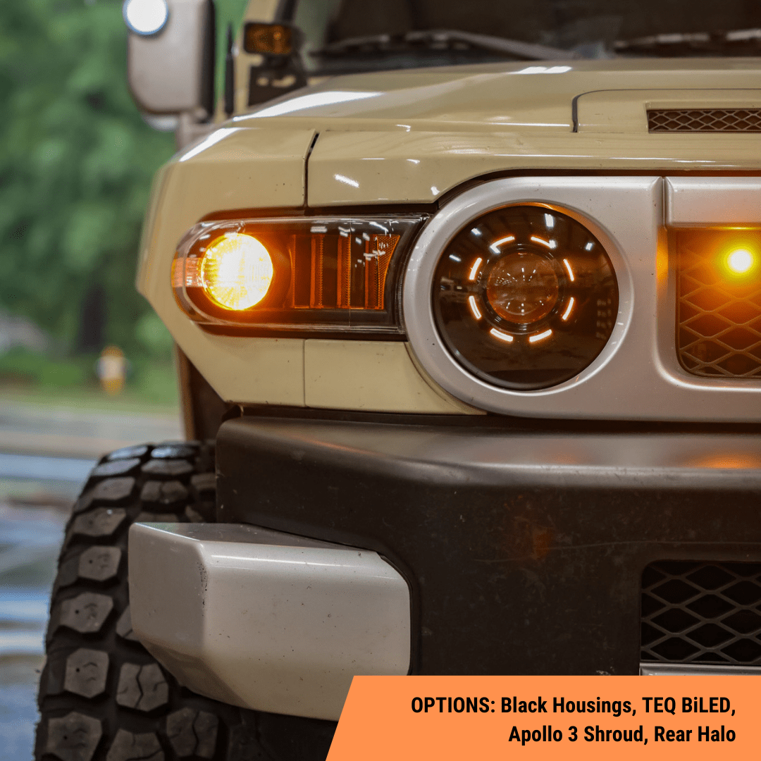 TEQ Customs LLC Headlights Custom Retrofit Headlights / FJ Cruiser