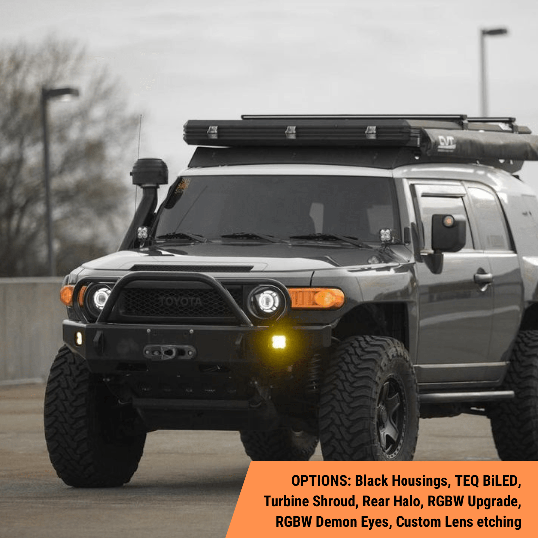 TEQ Customs LLC Headlights Custom Retrofit Headlights / FJ Cruiser