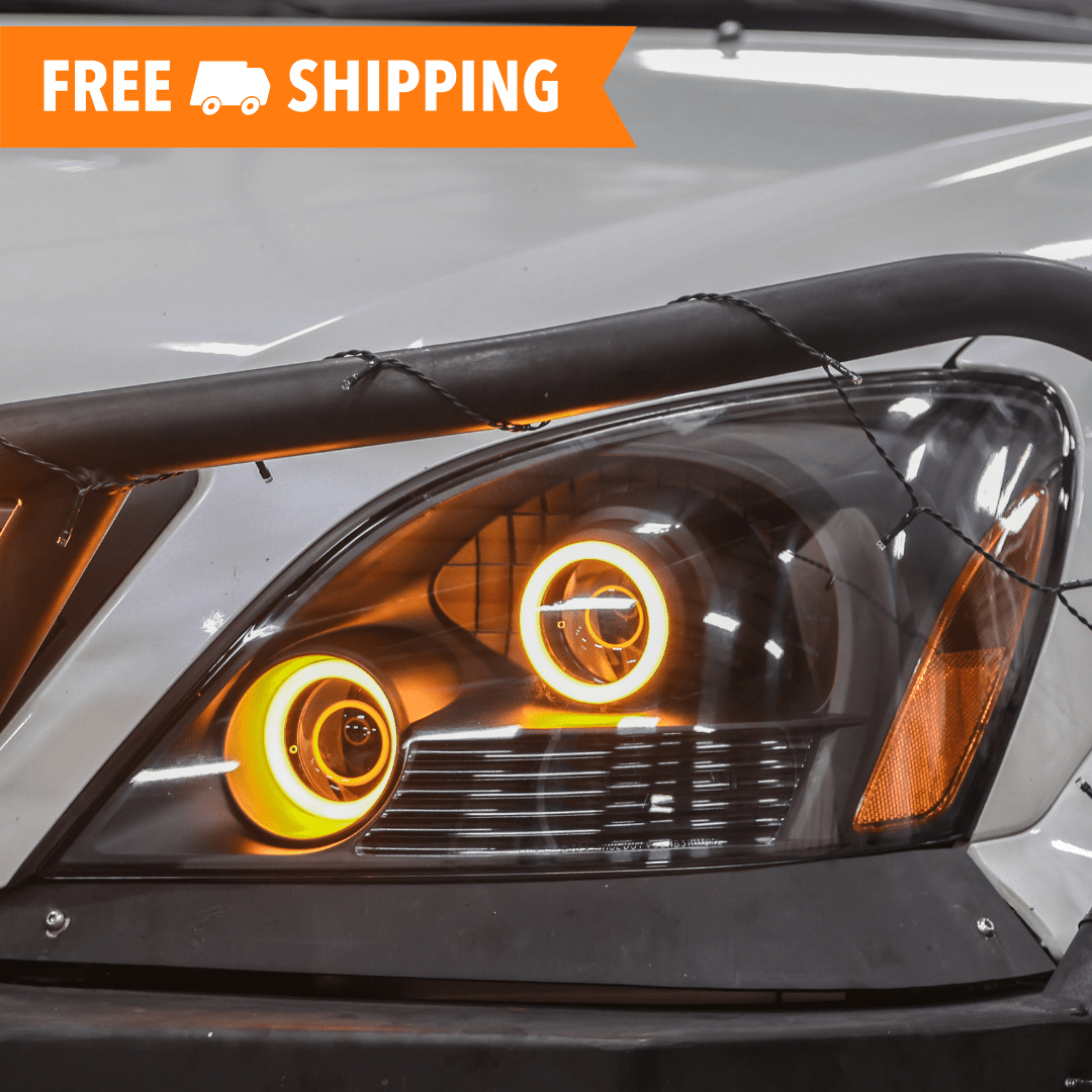 TEQ Customs GX470 Custom Retrofit Quad LED Projector Headlights