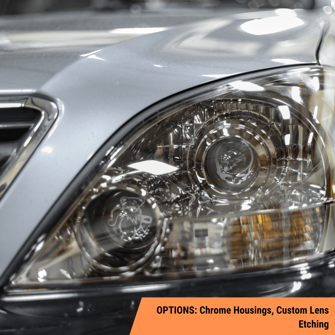 TEQ Customs LLC Headlights Custom Retrofit Headlights / Lexus GX470 (03-09)