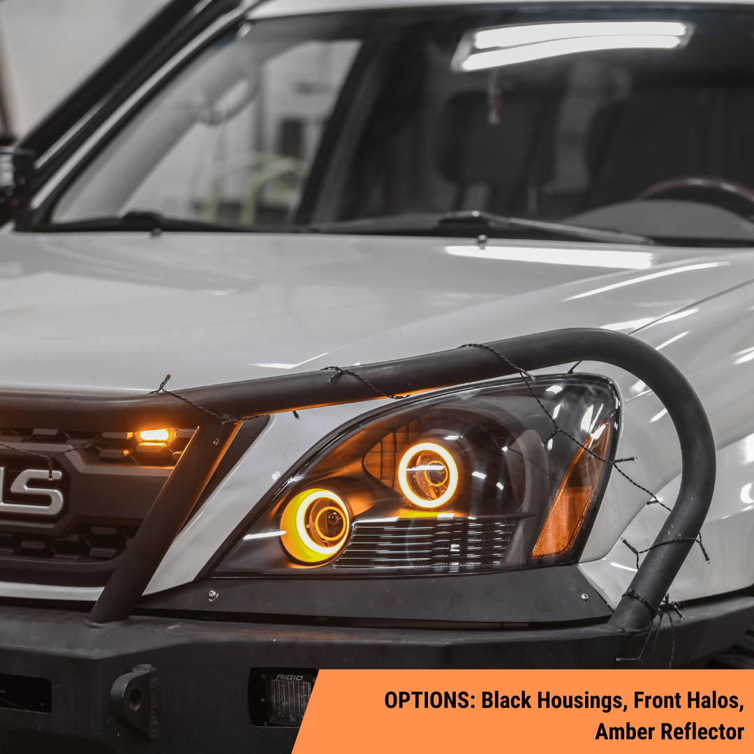 TEQ Customs LLC Headlights Custom Retrofit Headlights / Lexus GX470 (03-09)