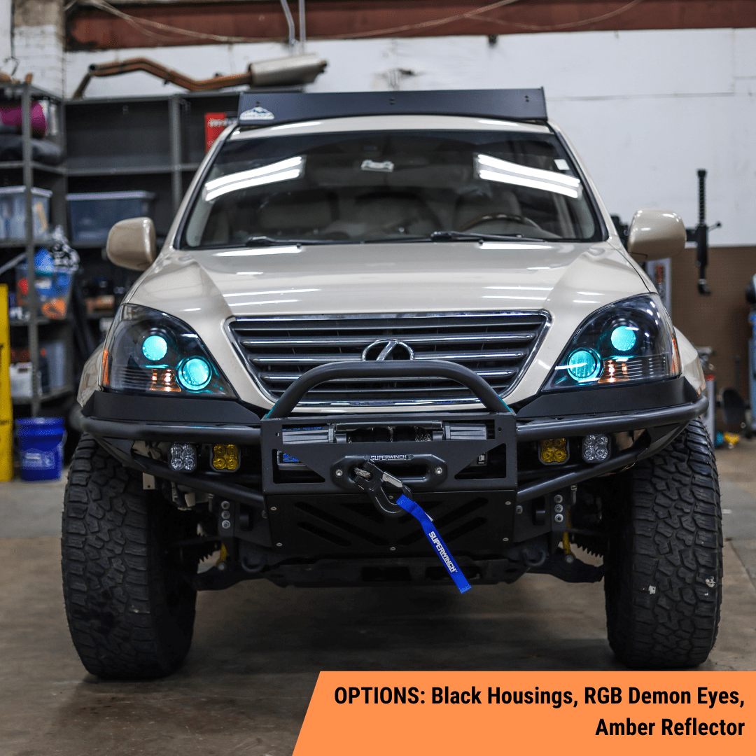 TEQ Customs LLC Headlights Custom Retrofit Headlights / Lexus GX470 (03-09)