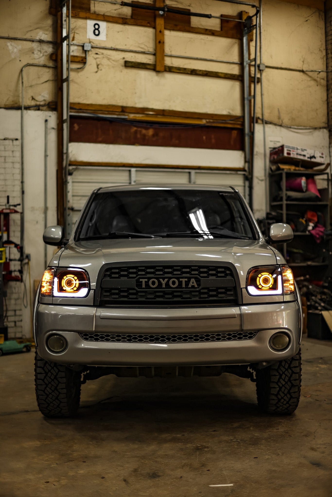 TEQ Customs LLC Headlights DRL Custom Headlights / 05-07 Sequoia + 05-06 Tundra Double Cab / TEQ Customs