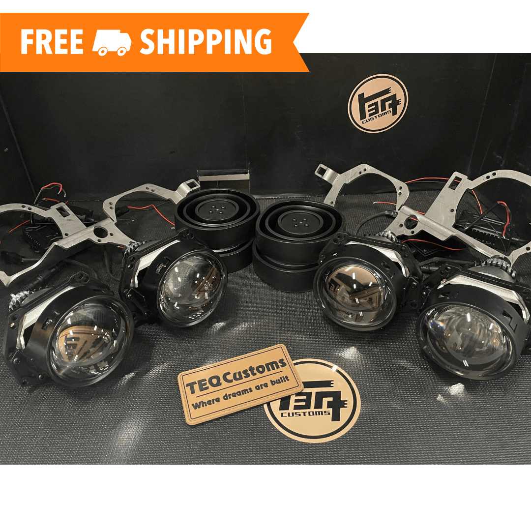 TEQ Customs LLC Headlights Gx470 Retrofit Headlight DIY Kit / TEQ Customs