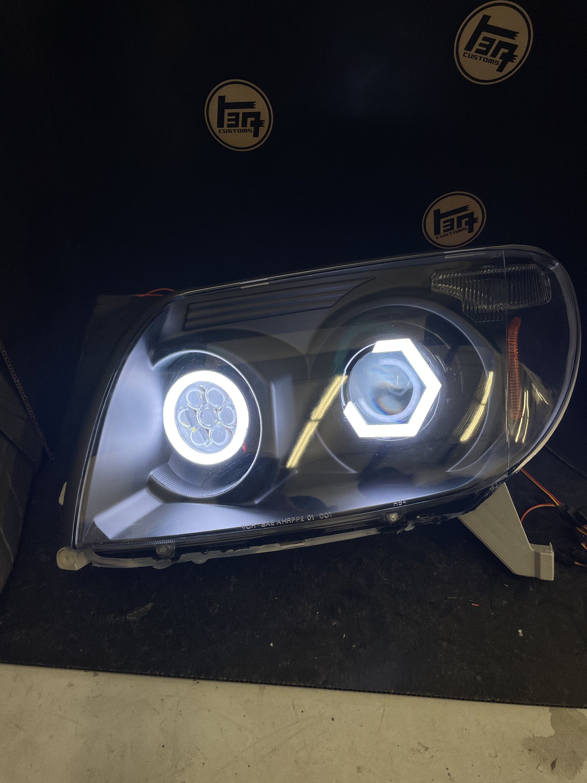 TEQ Customs LLC Headlights Hex Halo Custom Headlights / 03-05 4Runner / TEQ Customs