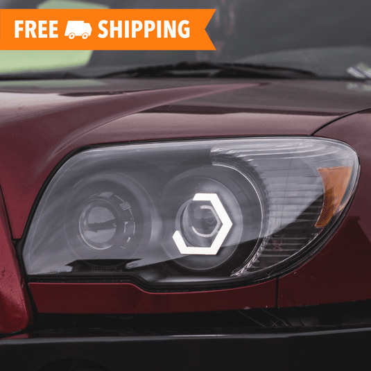 TEQ Customs LLC Headlights Hex Halo Custom Headlights / 06-09 4Runner