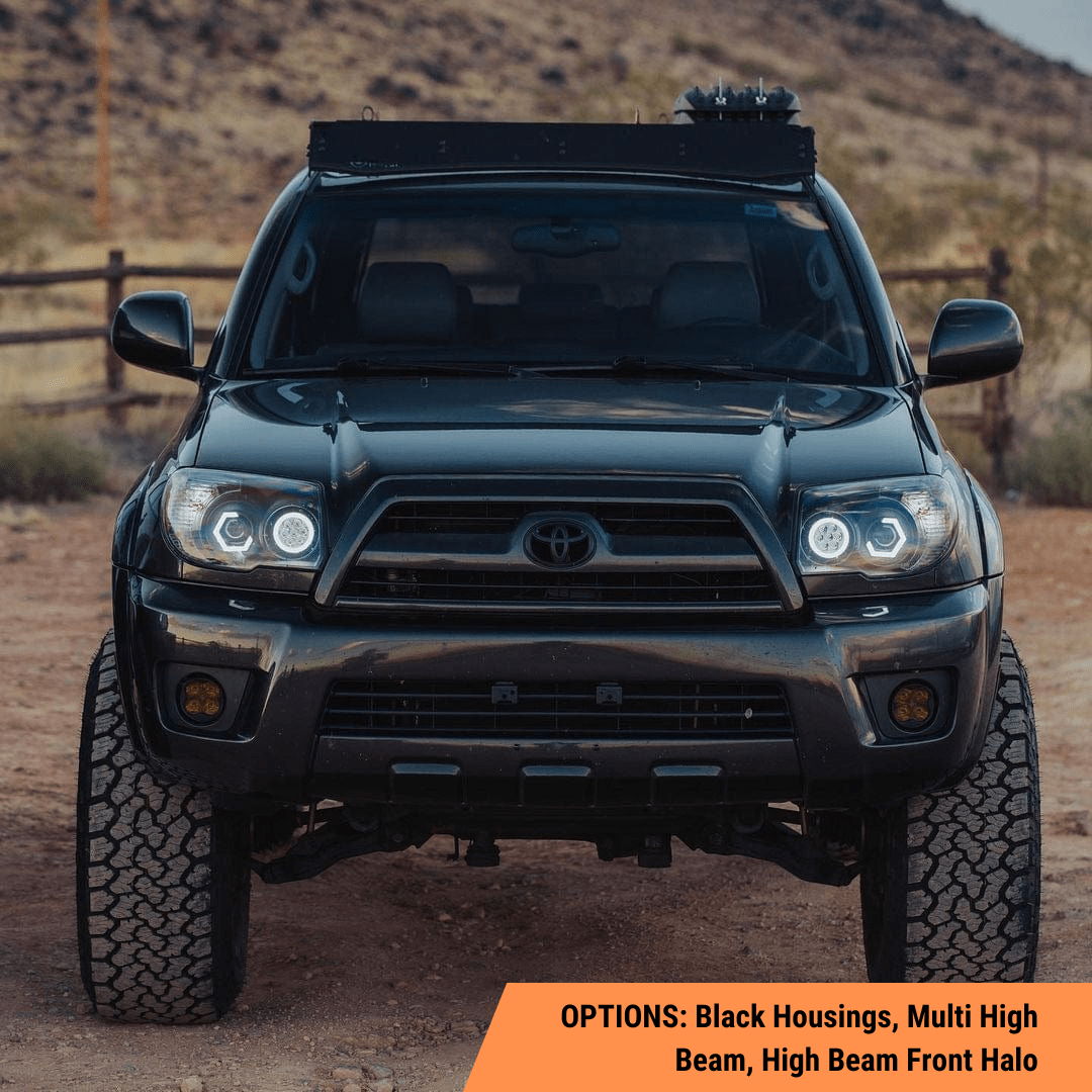 TEQ Customs LLC Headlights Hex Halo Custom Headlights / 06-09 4Runner