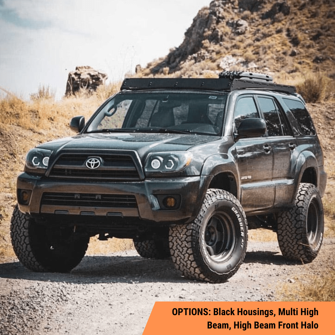 TEQ Customs LLC Headlights Hex Halo Custom Headlights / 06-09 4Runner