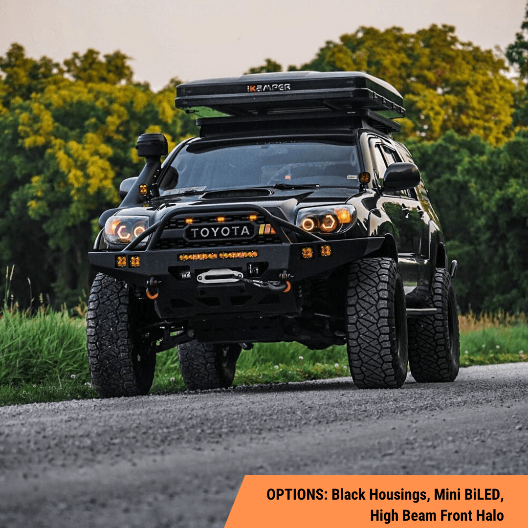 TEQ Customs LLC Headlights Hex Halo Custom Headlights / 06-09 4Runner