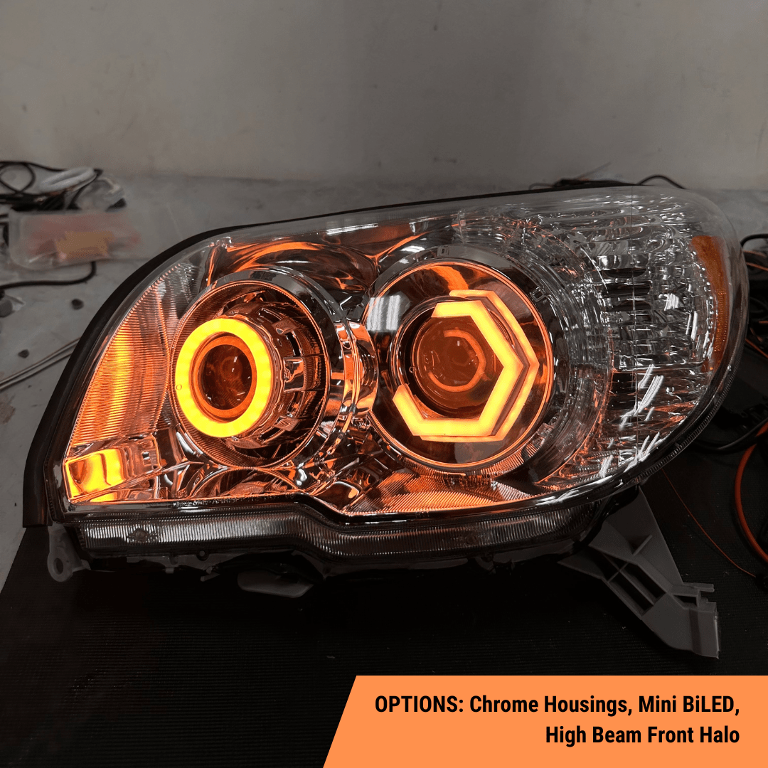 TEQ Customs LLC Headlights Hex Halo Custom Headlights / 06-09 4Runner