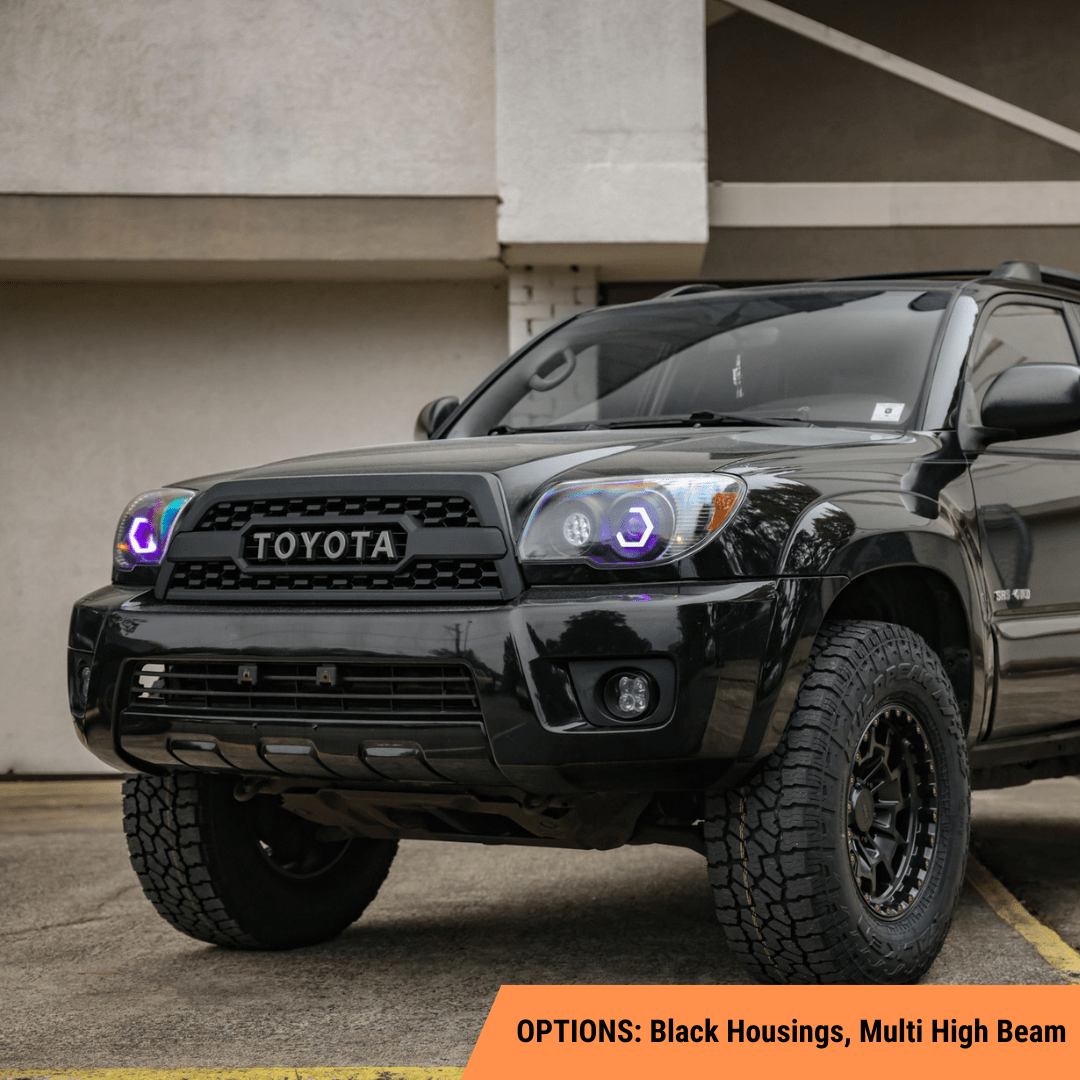 TEQ Customs LLC Headlights Hex Halo Custom Headlights / 06-09 4Runner