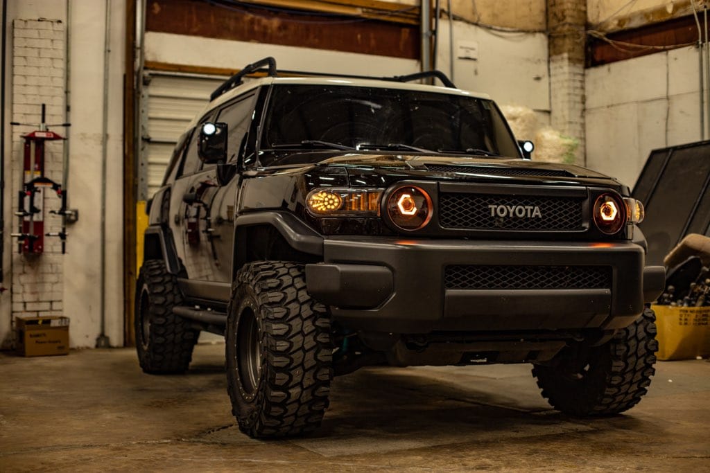 TEQ Customs LLC Headlights Hex Special Edition Custom Headlights / FJ Cruiser