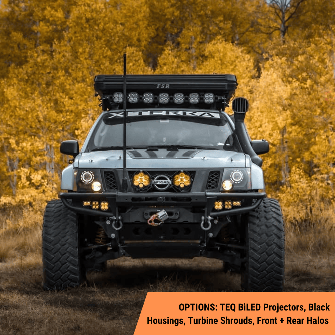 TEQ Customs LLC Headlights Nissan Xterra (05-15) Custom Headlights