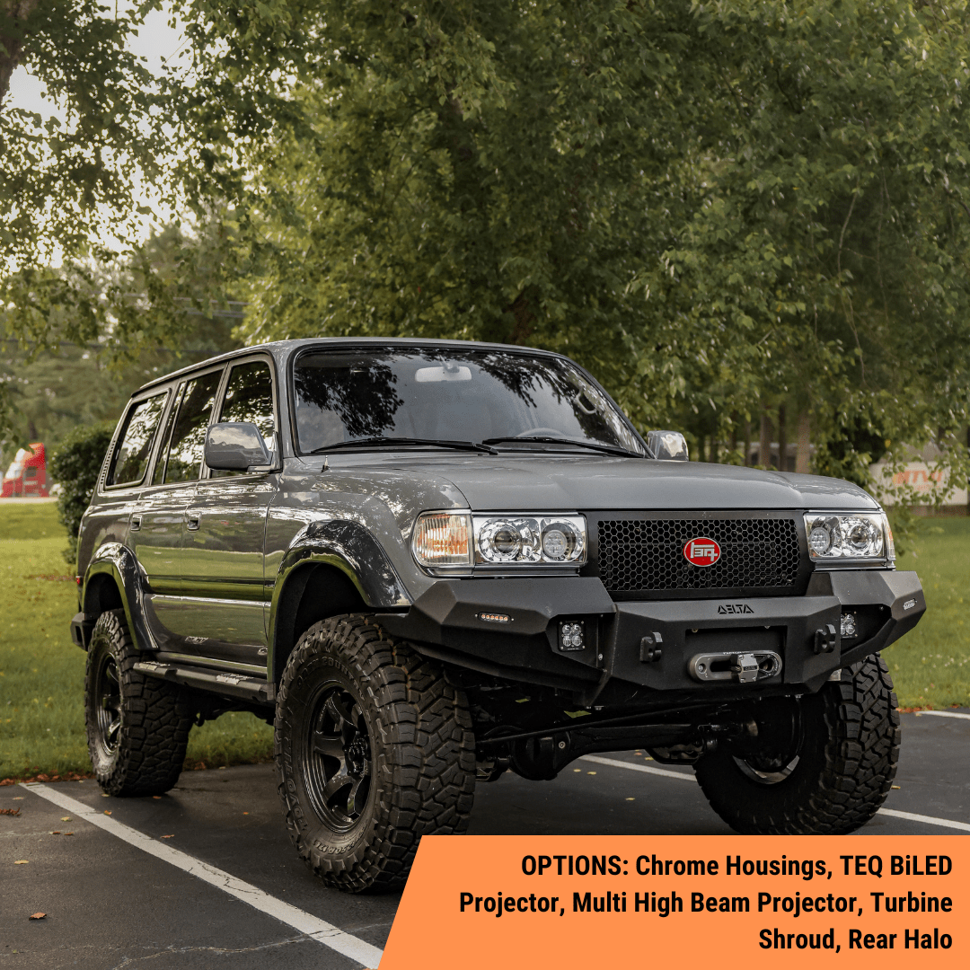 TEQ Customs LLC Headlights Retrofit Headlights / 80 Series Land Cruiser (90-97) / TEQ Customs