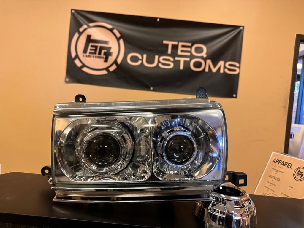 TEQ Customs LLC Headlights Retrofit Headlights / 80 Series Land Cruiser (90-97) / TEQ Customs