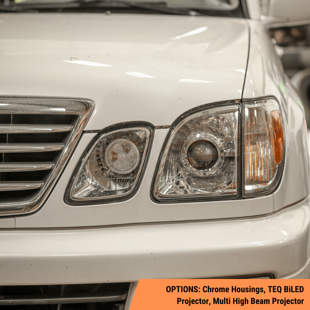 TEQ Customs LLC Headlights Retrofit Headlights / Lexus LX470 (98-07) / TEQ Customs