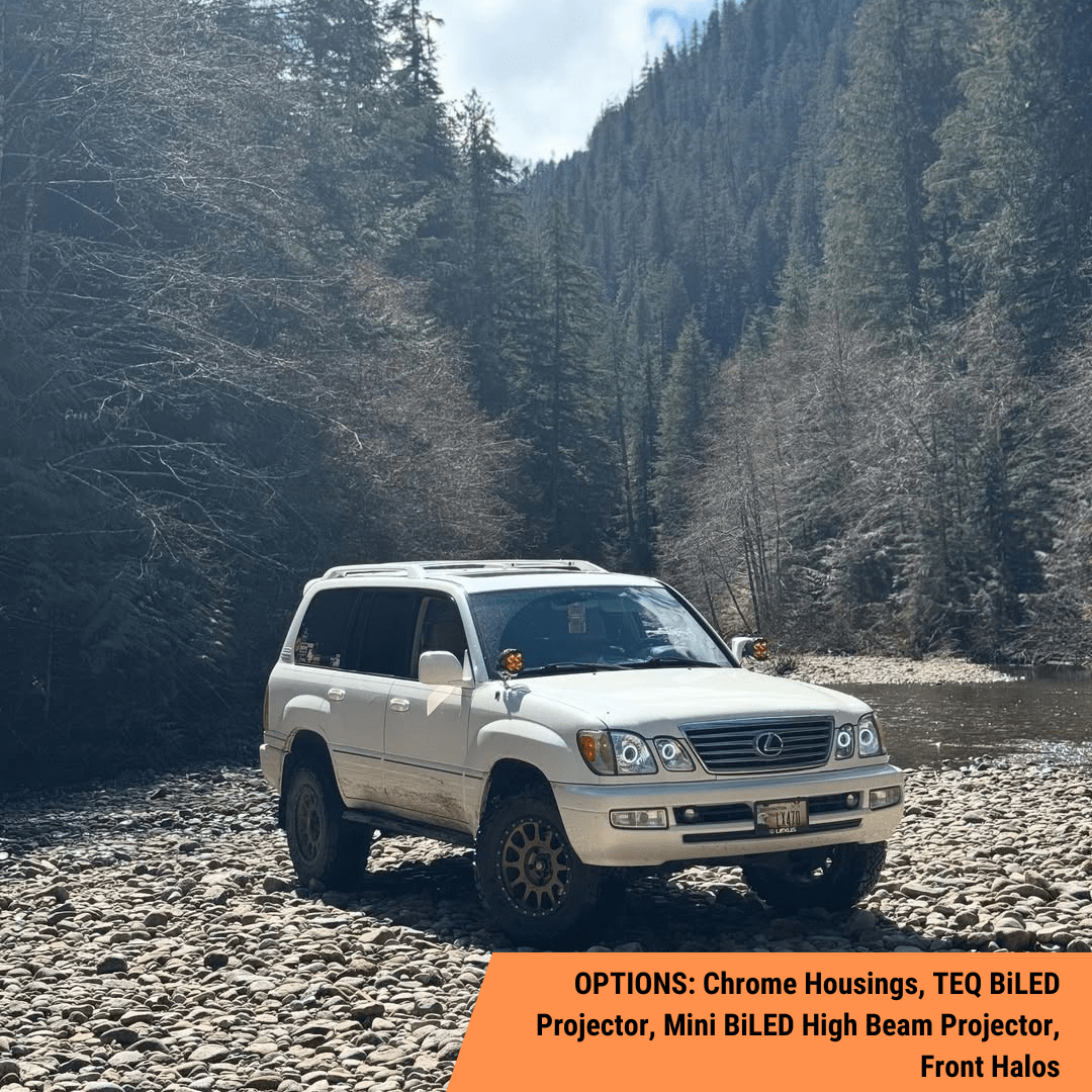 TEQ Customs LLC Headlights Retrofit Headlights / Lexus LX470 (98-07) / TEQ Customs