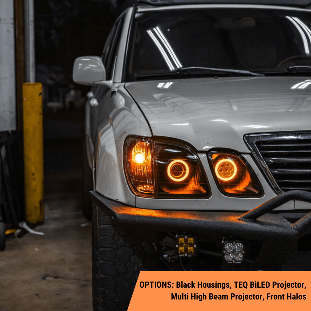 TEQ Customs LLC Headlights Retrofit Headlights / Lexus LX470 (98-07) / TEQ Customs