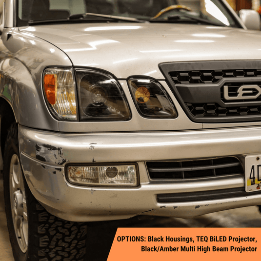 TEQ Customs LLC Headlights Retrofit Headlights / Lexus LX470 (98-07) / TEQ Customs