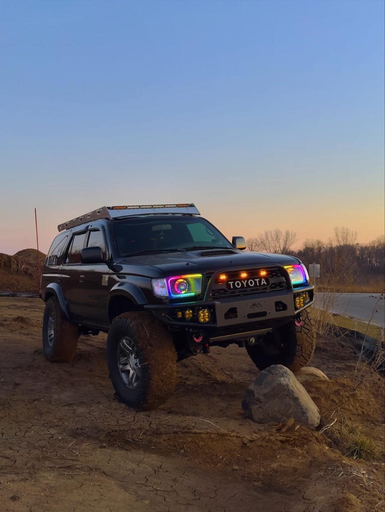 TEQ Customs LLC Headlights RGB DRL Custom Headlights / 96-02 4Runner