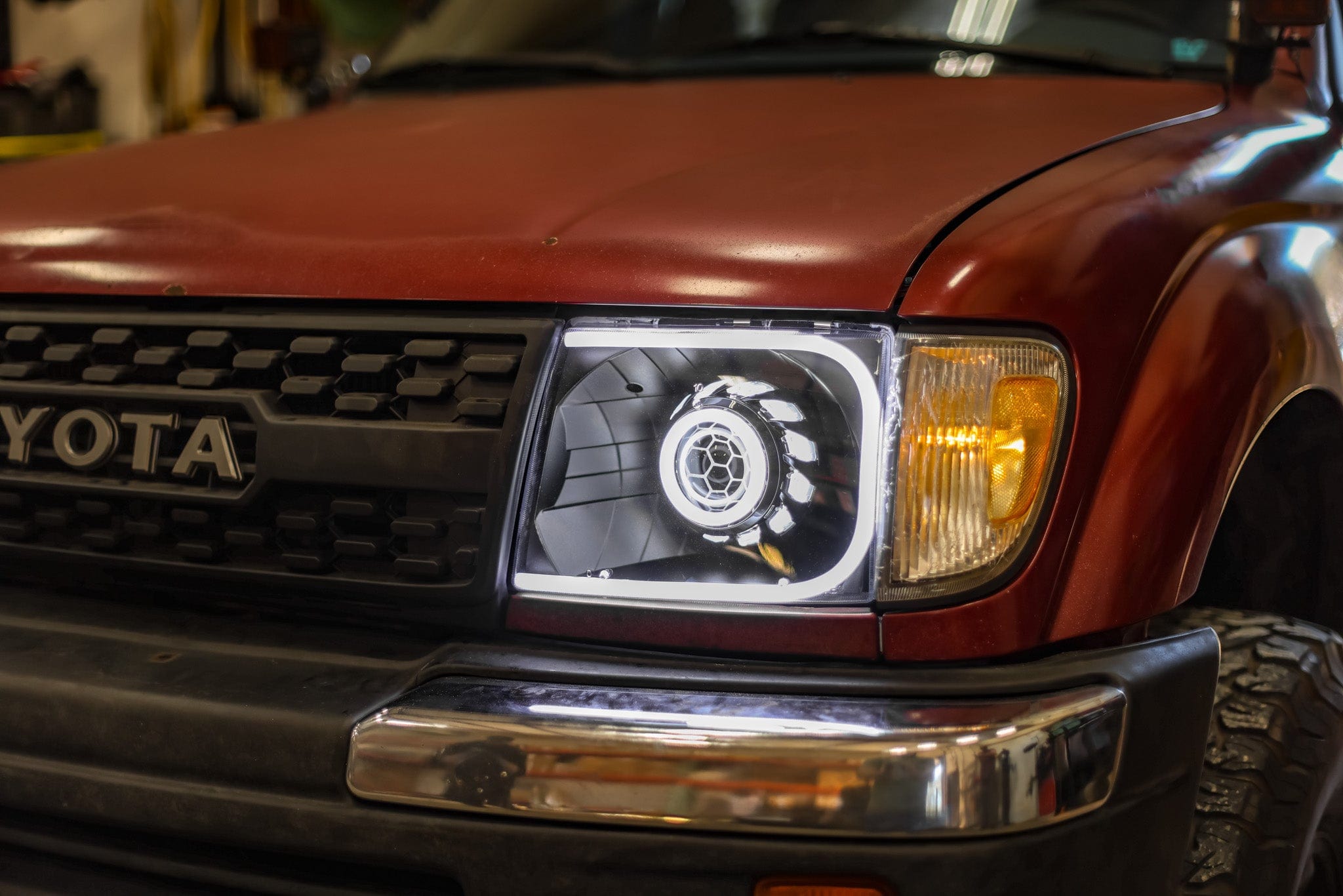 TEQ Customs LLC Headlights TRD Timmy Special Edition Headlights / 98-04 Tacoma