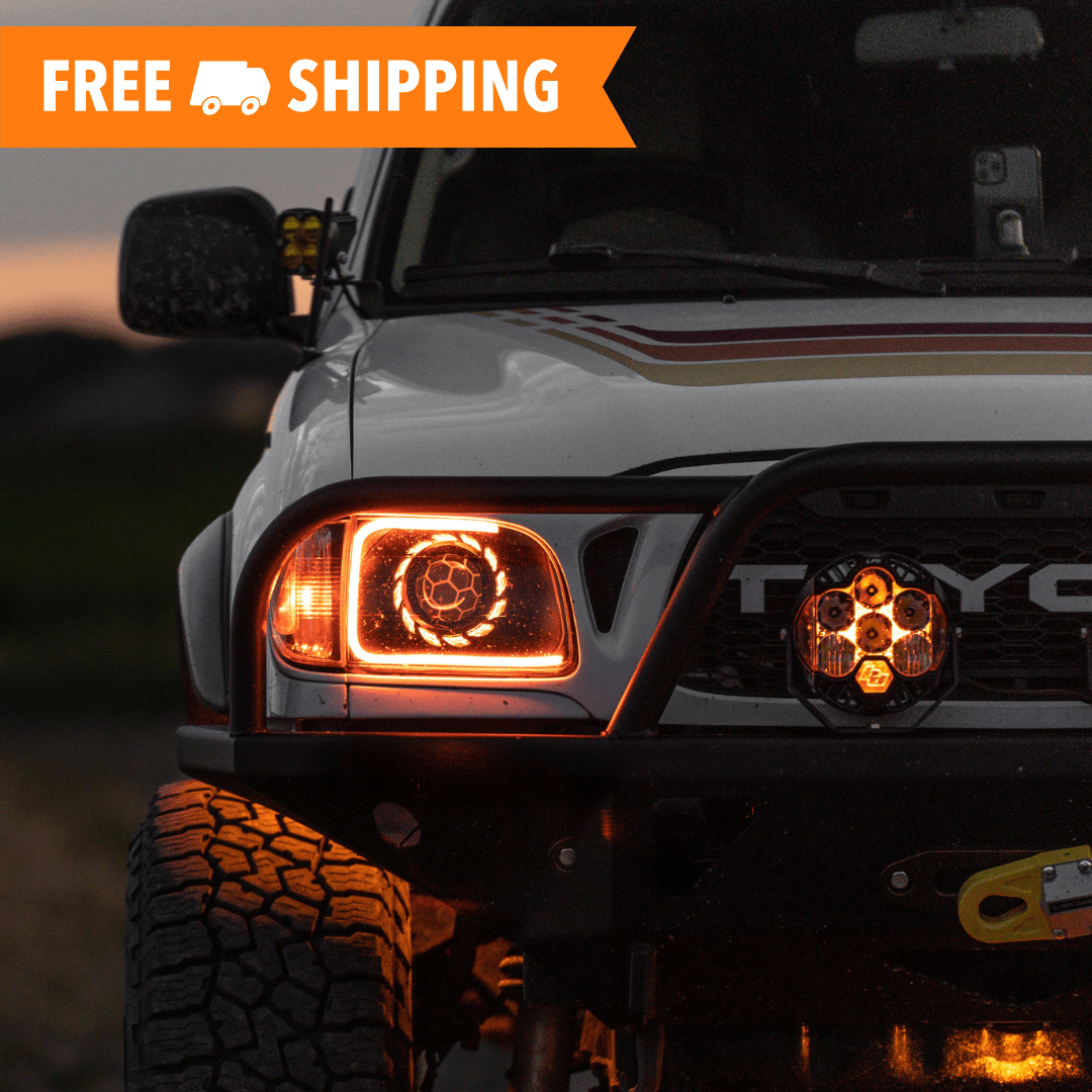 TEQ Customs LLC Headlights TRD Timmy Special Edition Headlights / 98-04 Tacoma