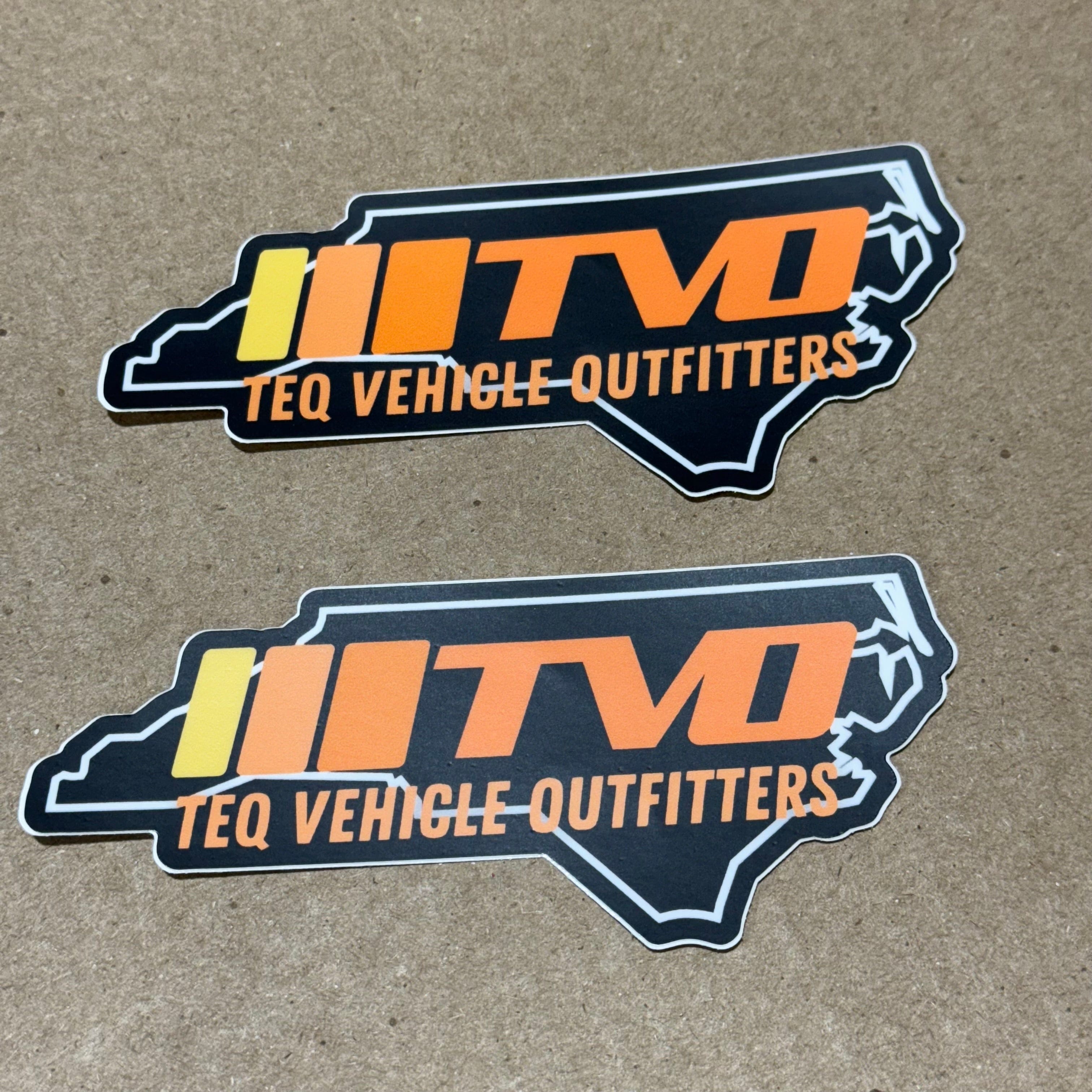 TEQ Customs LLC Merch TVO TEQ Vehicle Outfitters TEQ Customs Sticker