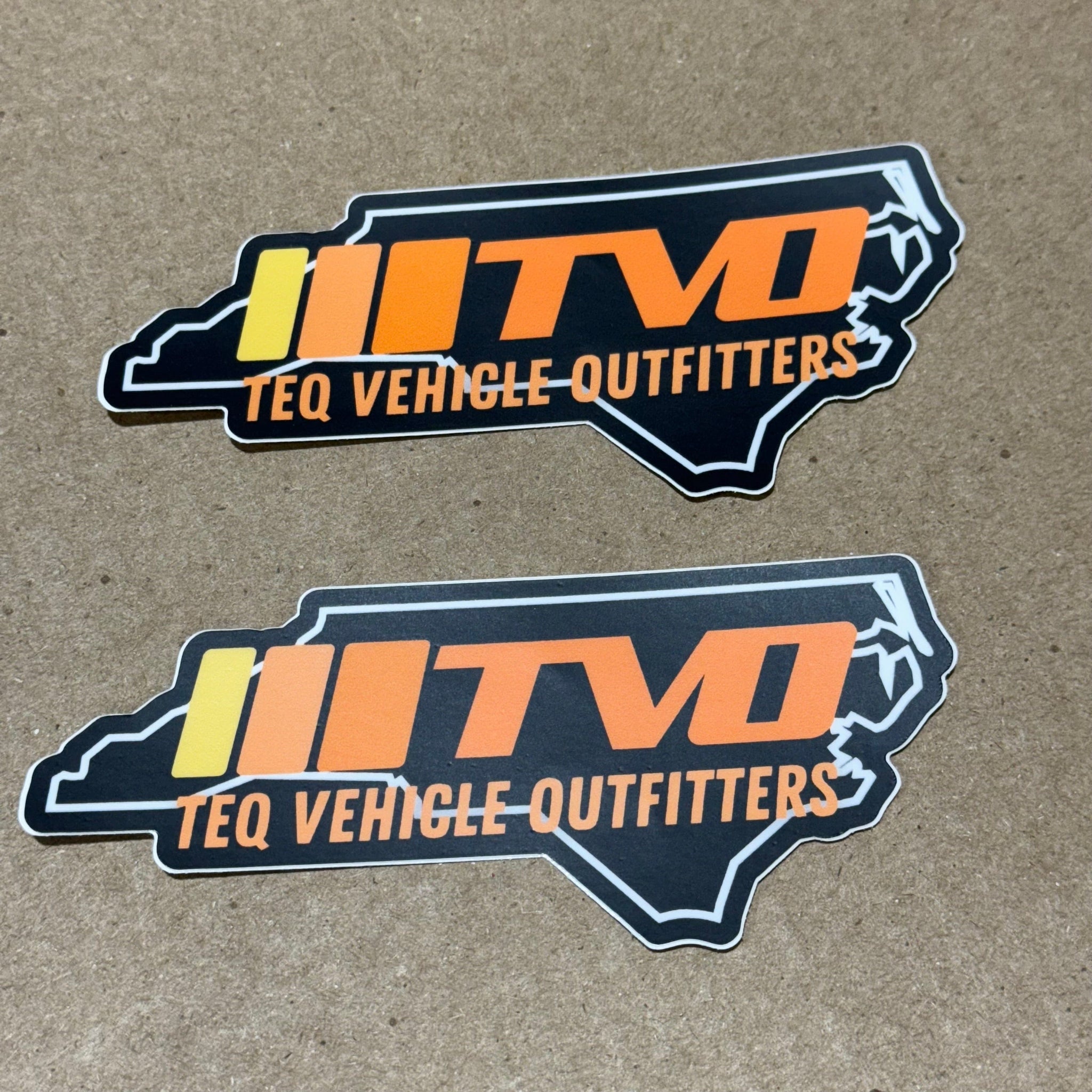 TEQ Customs LLC Merch TVO TEQ Vehicle Outfitters TEQ Customs Sticker