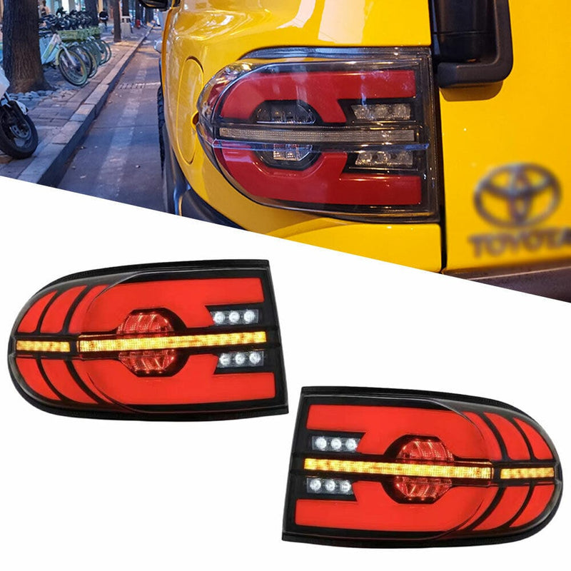 Load image into Gallery viewer, TEQ Customs LLC Tail Lights Dynamic Tail Lights / 07-14 FJ Cruiser
