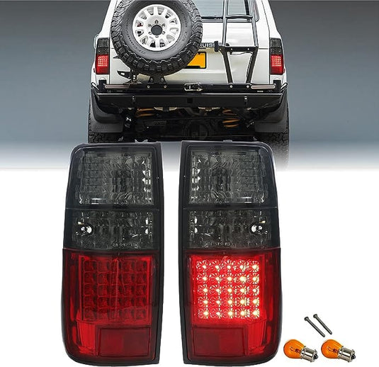 TEQ Customs LLC Tail Lights Red/Smoke Tail Lights / 91-97 Land Cruiser +  95-97 Lx450 (80 Series)