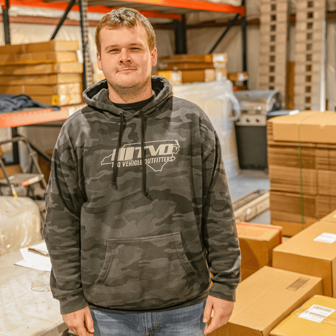 TEQ Customs Merch TVO Black Camo Hoodie