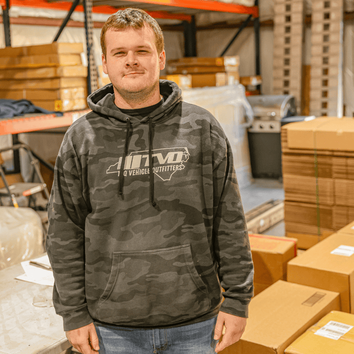 TEQ Customs Merch TVO Black Camo Hoodie