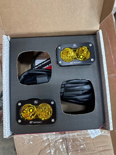 TEQ Customs Open Box/Display Baja Designs S2 Sport Amber Pods