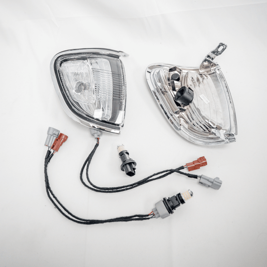 TEQ Customs Side Marker Lights + Turn Signals Corner Light - Turn Signal Conversion Kit / 01-04 1st Gen Tacoma