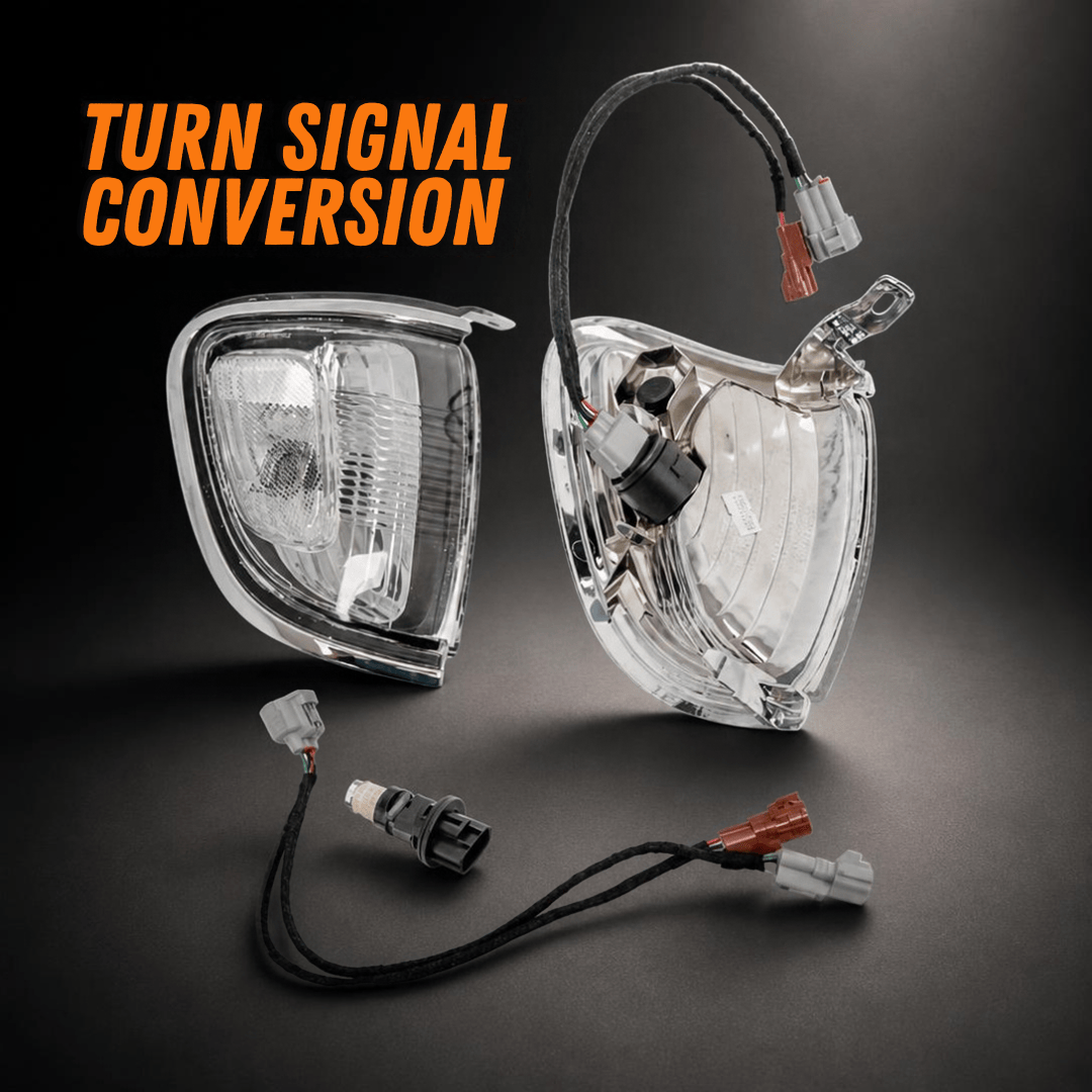 TEQ Customs Side Marker Lights + Turn Signals Corner Light - Turn Signal Conversion Kit / 01-04 1st Gen Tacoma