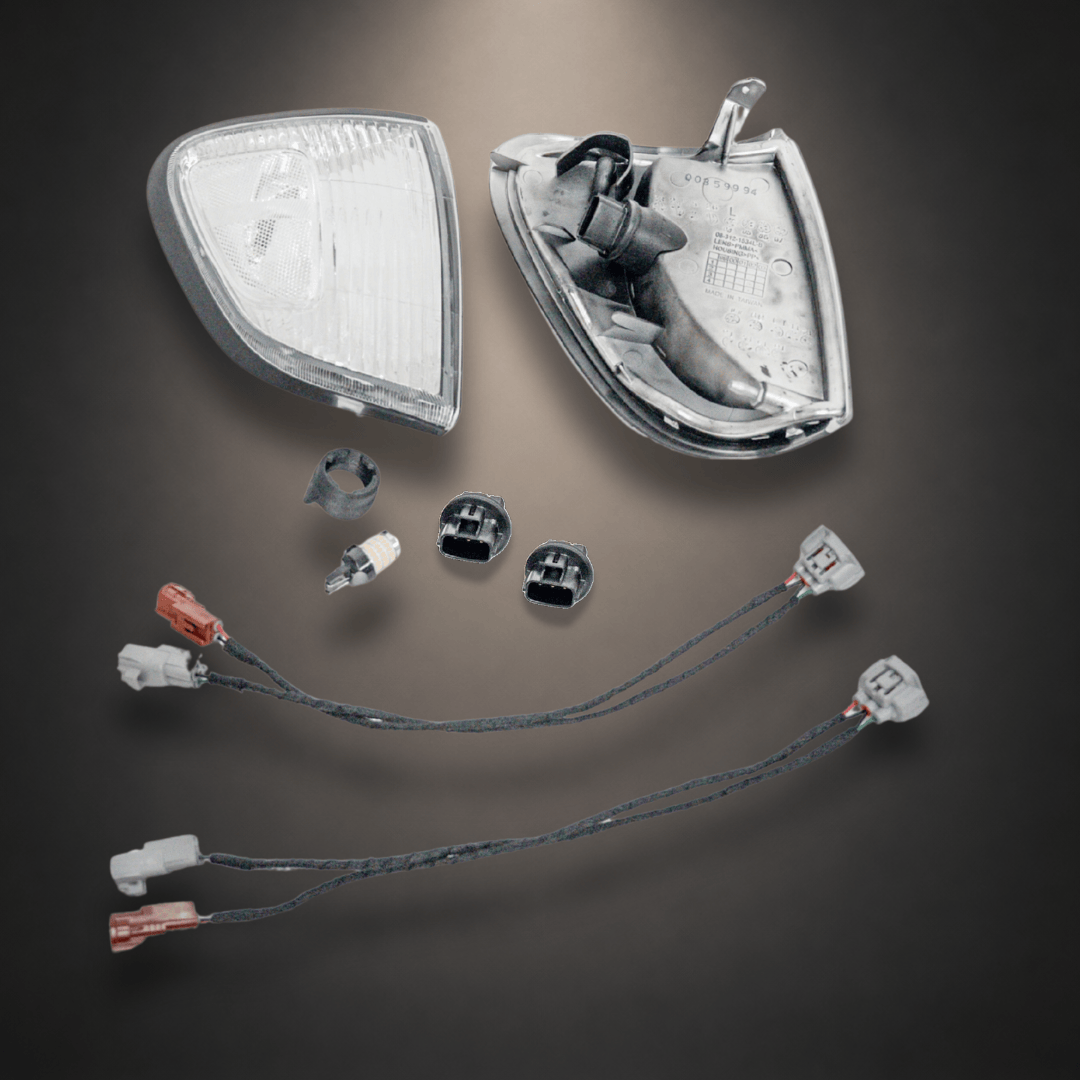 TEQ Customs Side Marker Lights + Turn Signals Corner Light - Turn Signal Conversion Kit / 98-00 1st Gen Tacoma