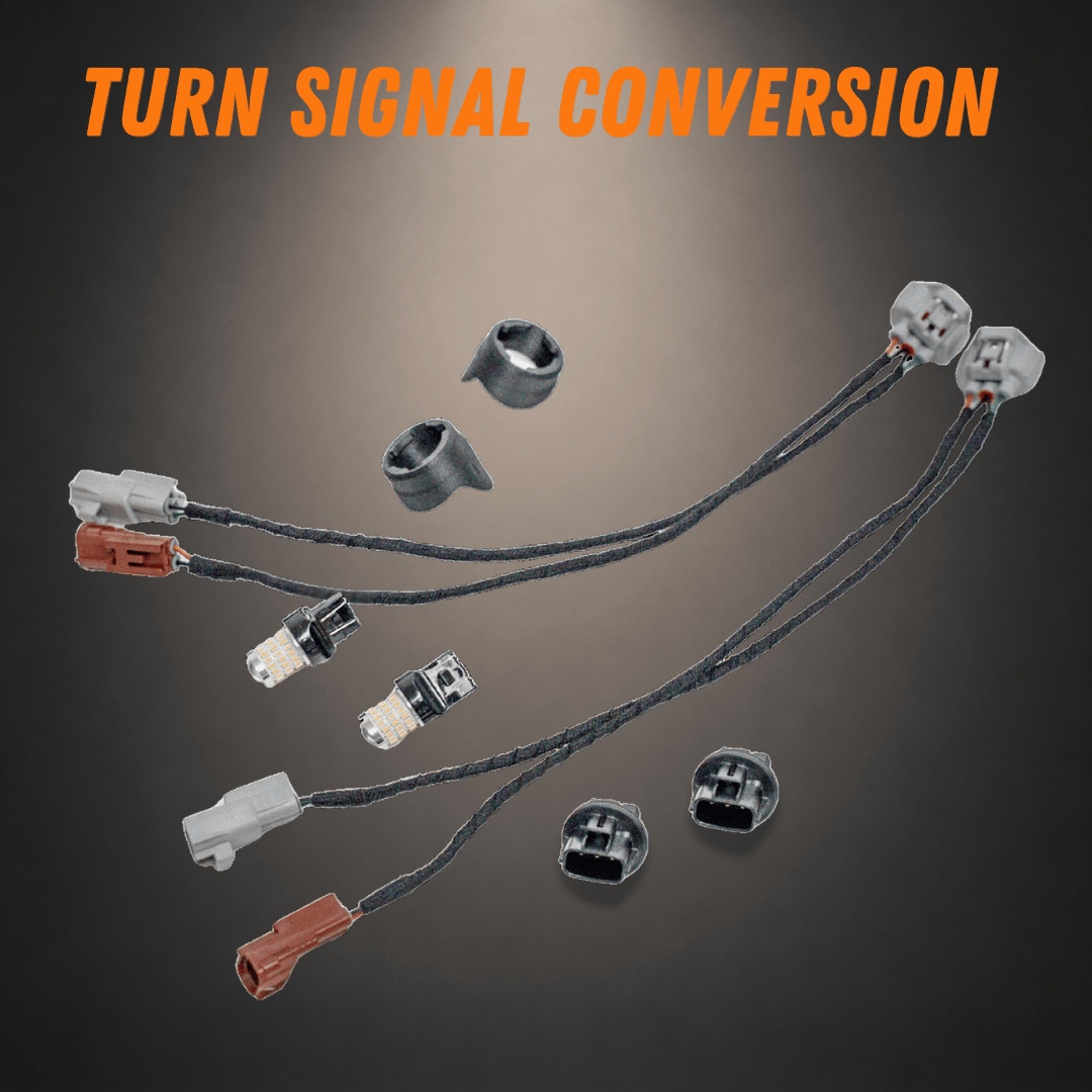 TEQ Customs Side Marker Lights + Turn Signals Corner Light - Turn Signal Conversion Kit / 98-00 1st Gen Tacoma