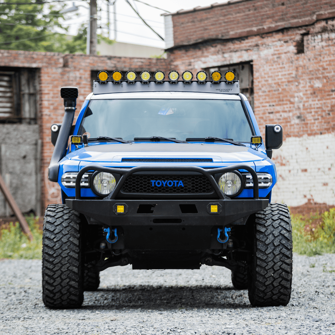 TEQ Customs Side Marker Lights + Turn Signals KC Cyclone Mirror Light Kit - 2007-2014 FJ Cruiser