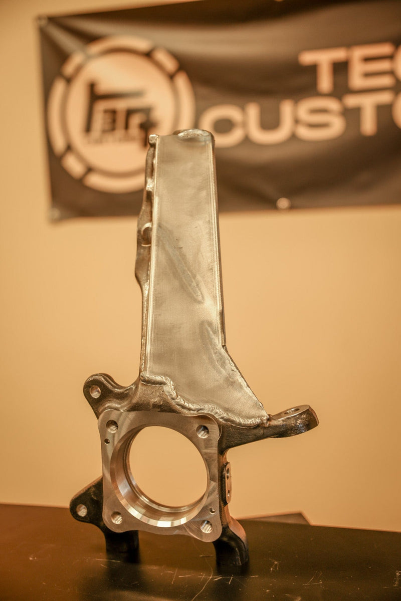 Load image into Gallery viewer, TEQ Customs Steering Gusseted Spindles - FJ Cruiser (2007-2014)
