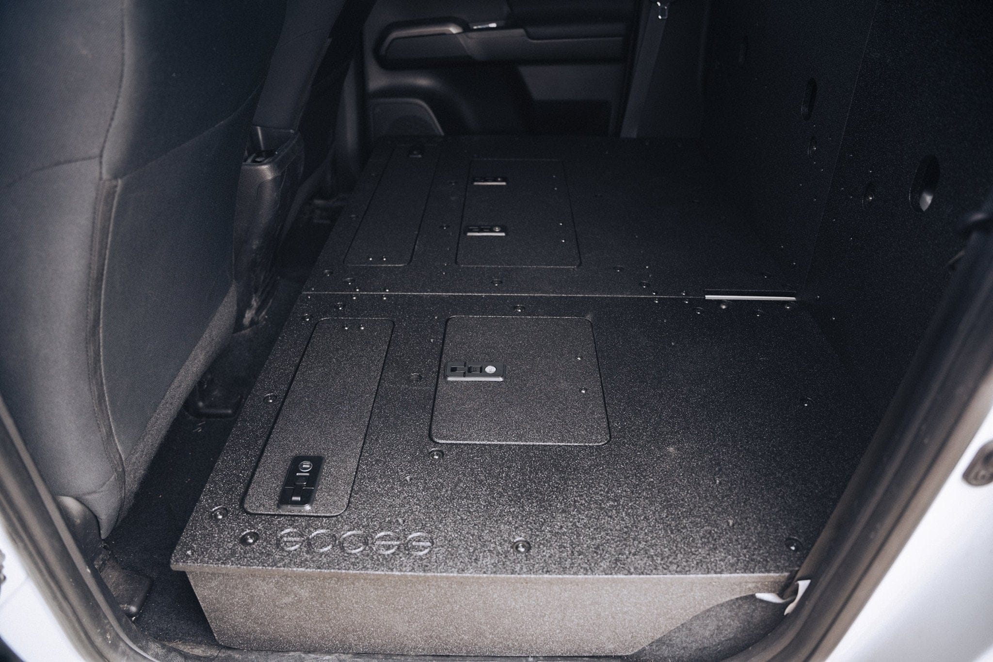 Toyota Tacoma 2005-2023 2nd and 3rd Gen Double Cab Version 2 - Second Row Seat Delete Plate System