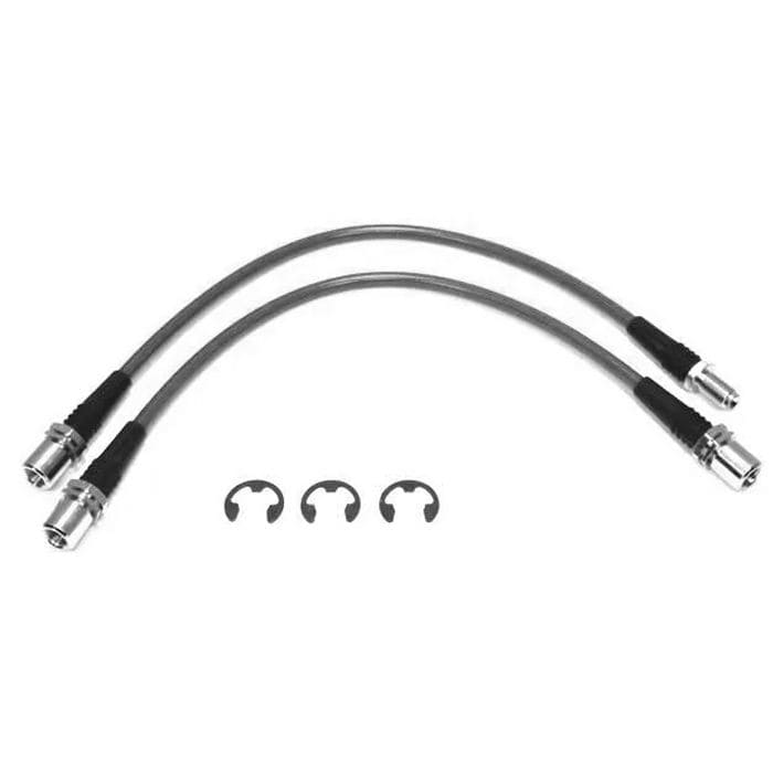 TrailGear Brakes Stainless Steel Front Brake Lines / 96+ 4Runner, 05+ Tacoma, FJ Cruiser, 00-06 Tundra