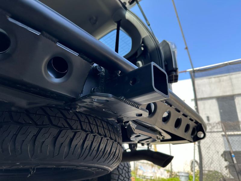 Load image into Gallery viewer, True North Fabrications Armor 10+ 5th Gen 4Runner Hybrid Rear Bumper - Welded
